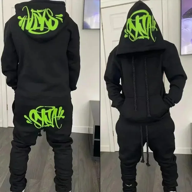 Fashion trendy sweatshirt suit